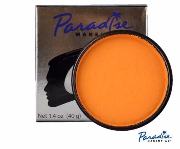 a orange face paint from the brand paradise