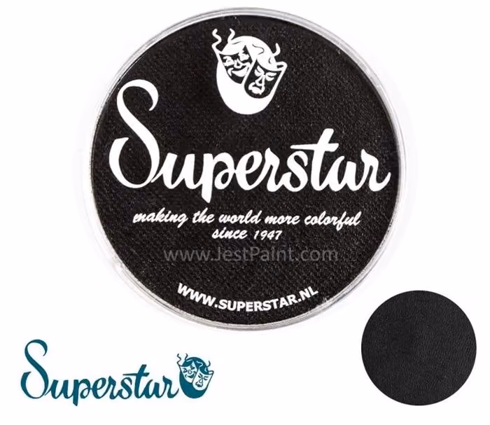 an image of black face paint from the "superstar" brand