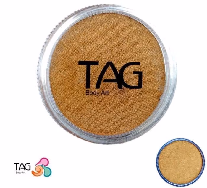 an image of yellow tag face paint in a box
