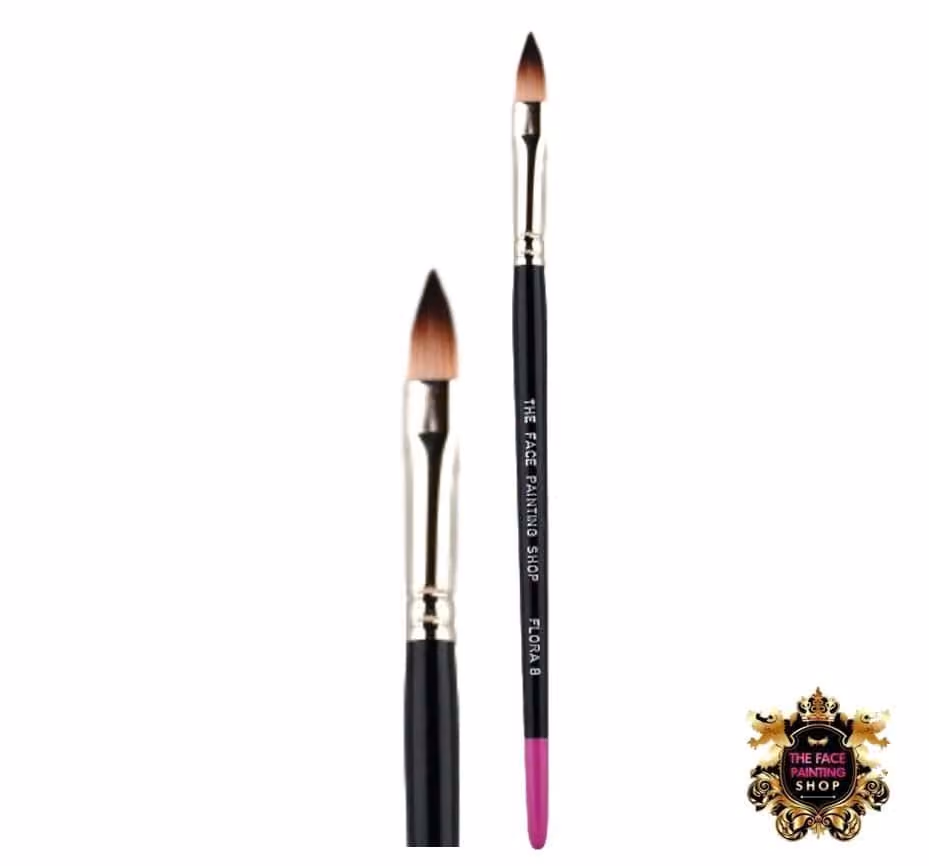 an image of a black face painting brush
