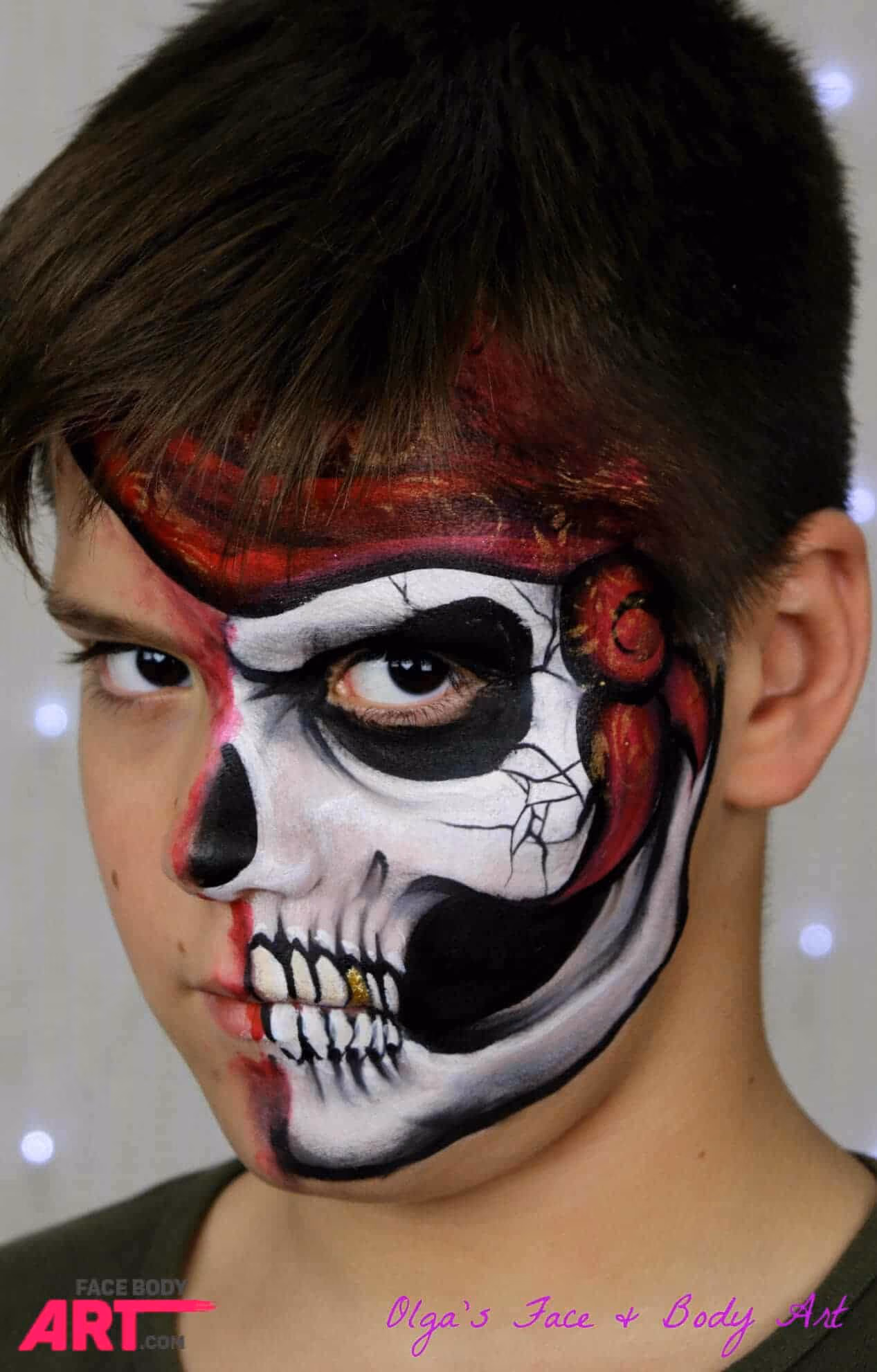 Skull - face painting design