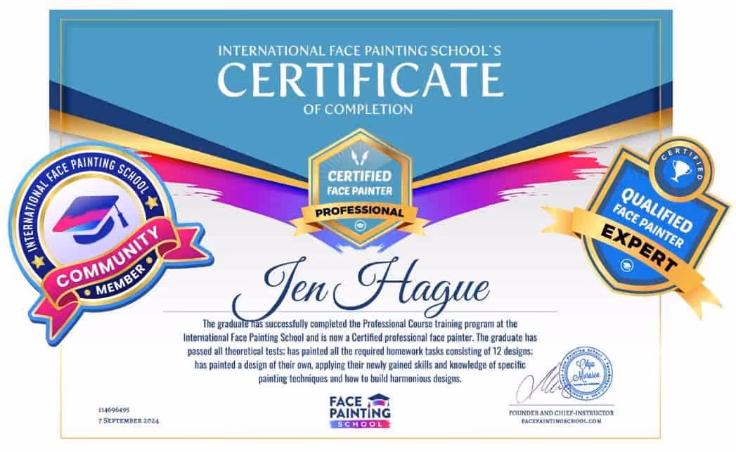 hire-the-best-face-painter-certificate