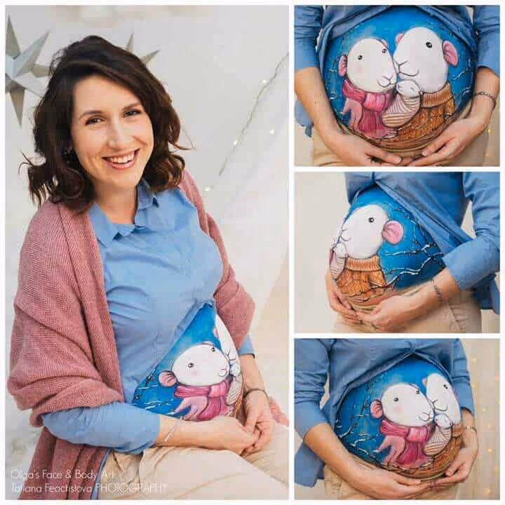 Full belly painting