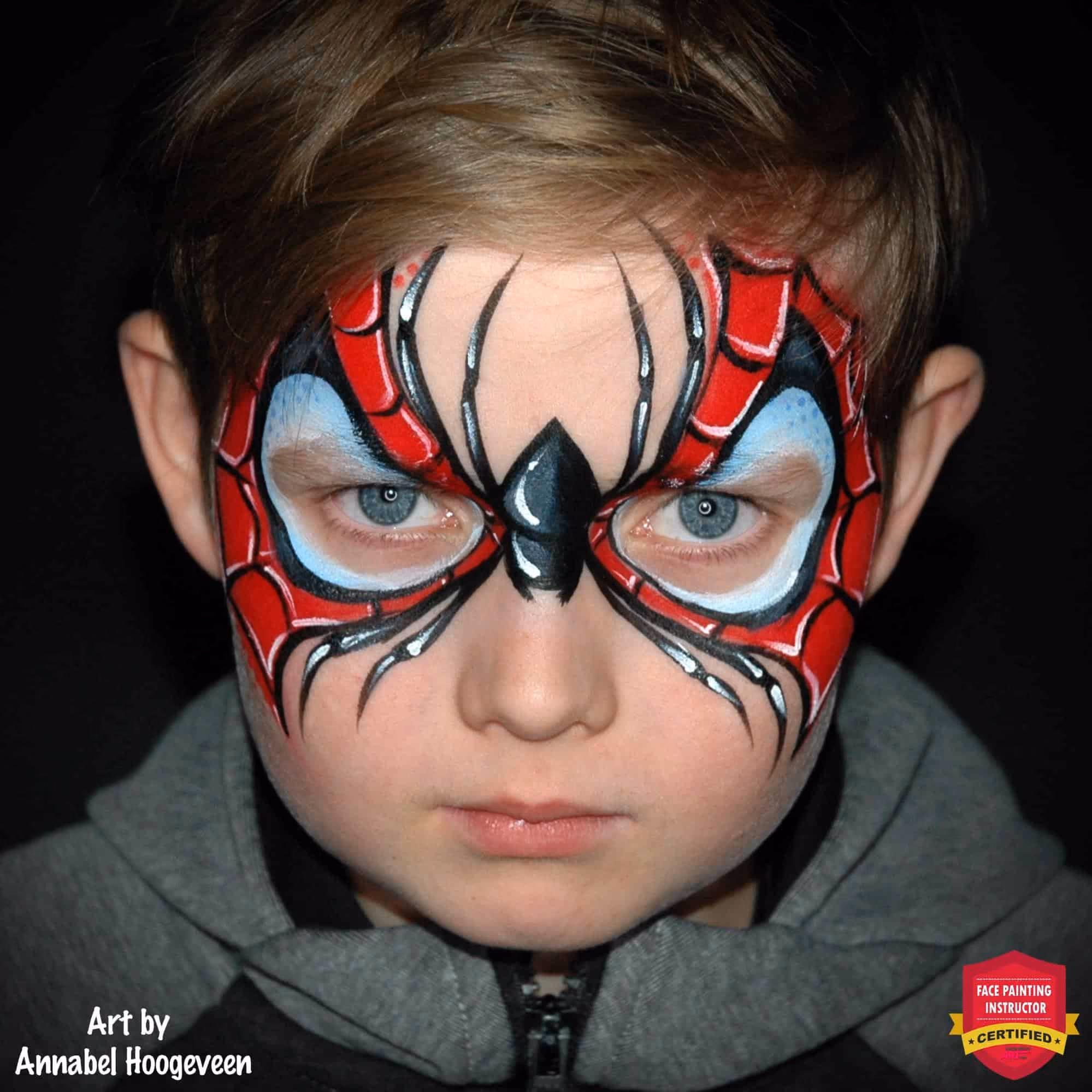 spiderman-face-paint