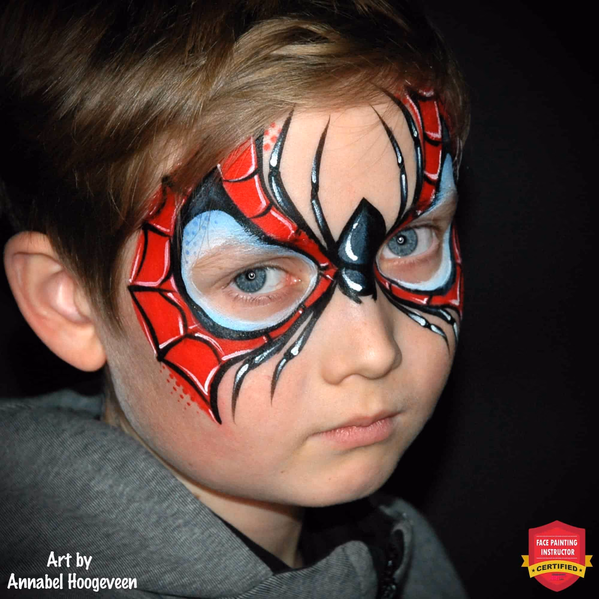 spiderman-face-paint