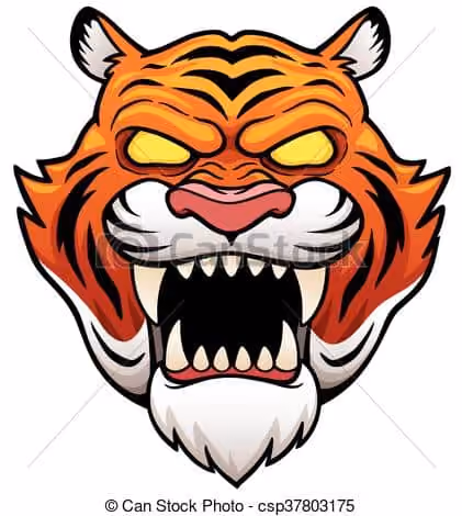 an image of a cartoon tiger mask for inspiration