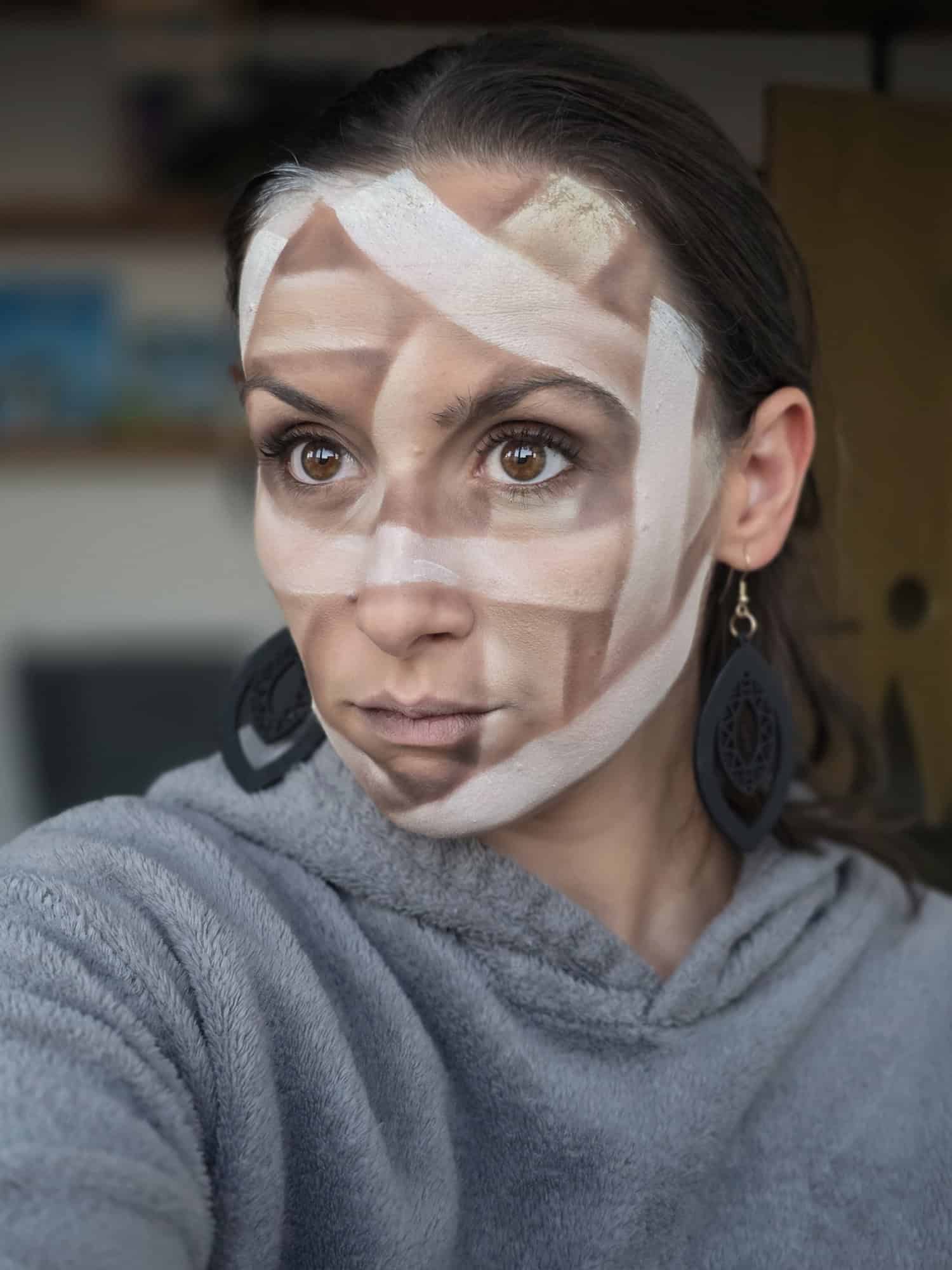 Step 2: Paint the Bandage Shapes