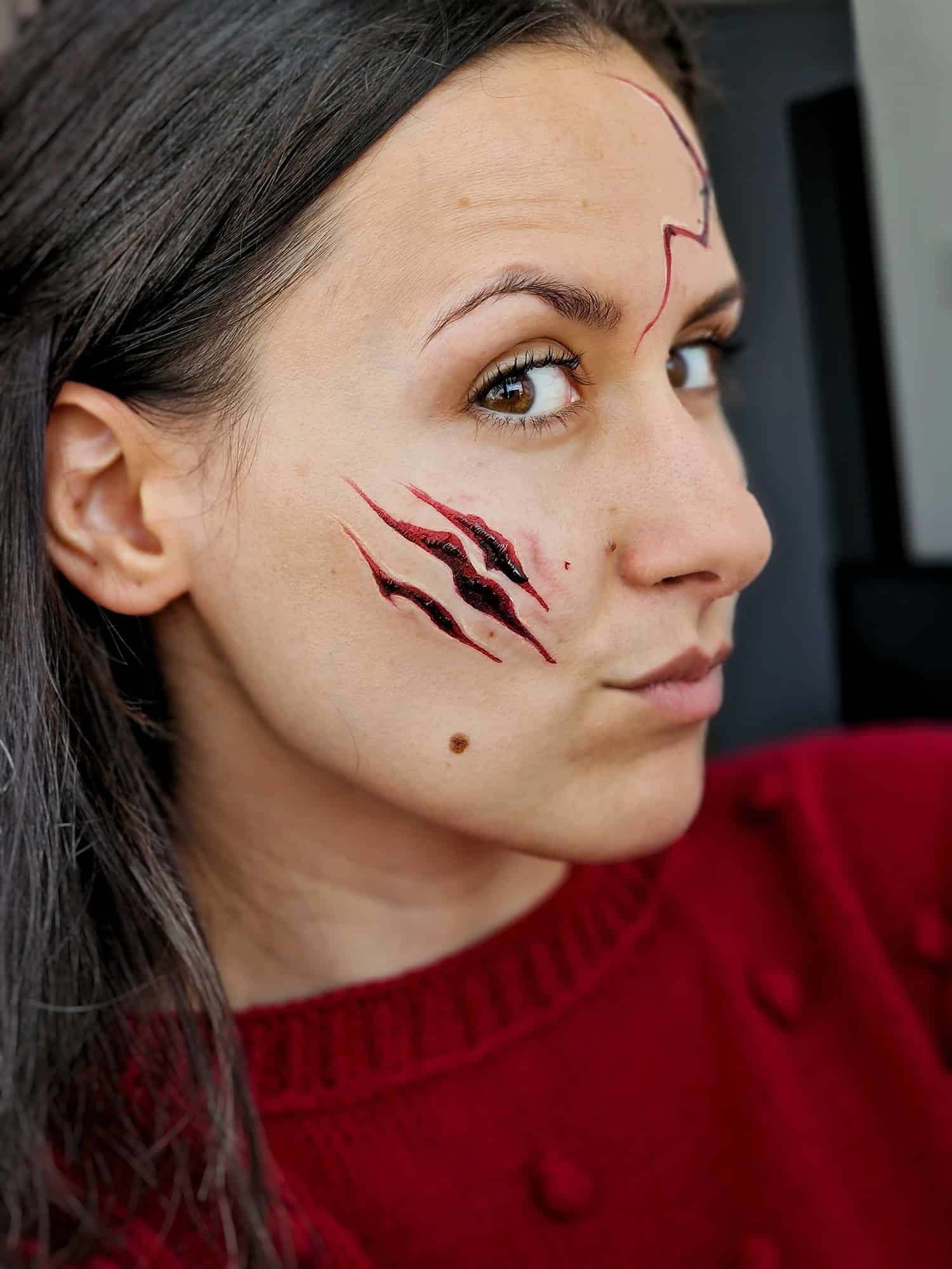 Halloween Wounds, Cuts & Bruises Face Paint Tutorial