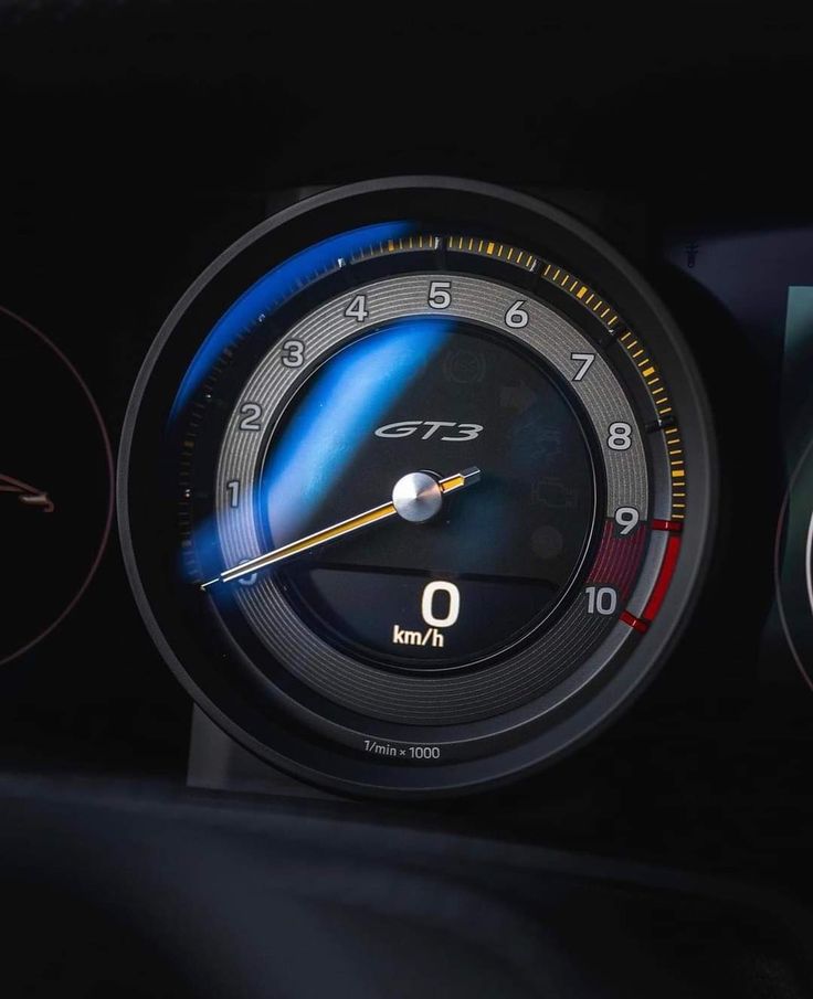 compteur porsche pack chrono