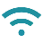 Icon of a Wi-Fi signal with three curved bars indicating strong connection.