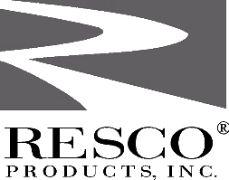 Resco Products, Inc. logo with a stylized letter R above the company name.