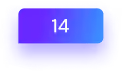 Blue rounded rectangular button with white number 14 in the center.