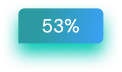 Teal rounded rectangle with white text displaying 53 percent.