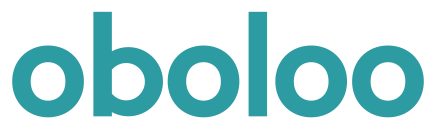 Logo with lowercase text 'oboloo' in teal color on transparent background.