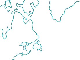 Simplified outline map of England and southern Scotland coastlines.