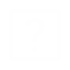 White question mark inside a rounded square on a black background, resembling a help or support icon.