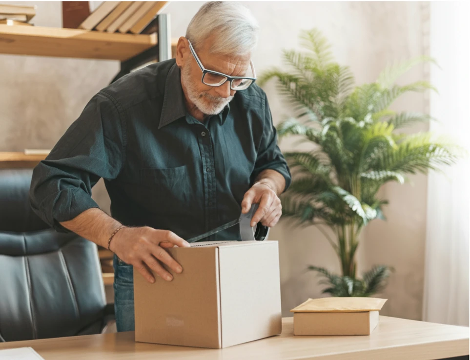 image of packing materials (for a moving & storage company)