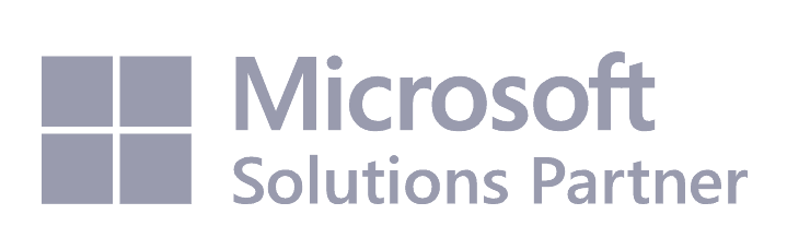 Microsoft Solutions Partner logo with four-square icon and text.