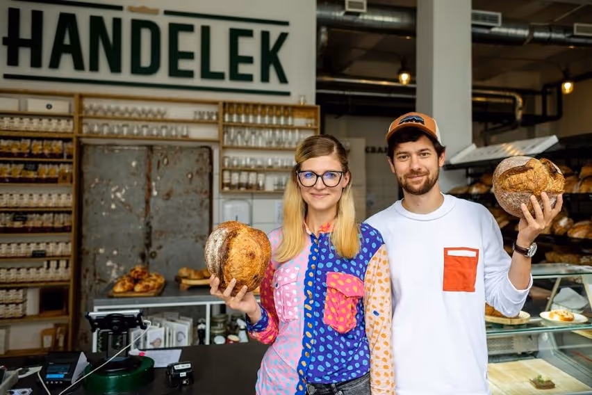 Rebread co-founders Katarzyna Mlynarczyk, Bartlomiej Rak