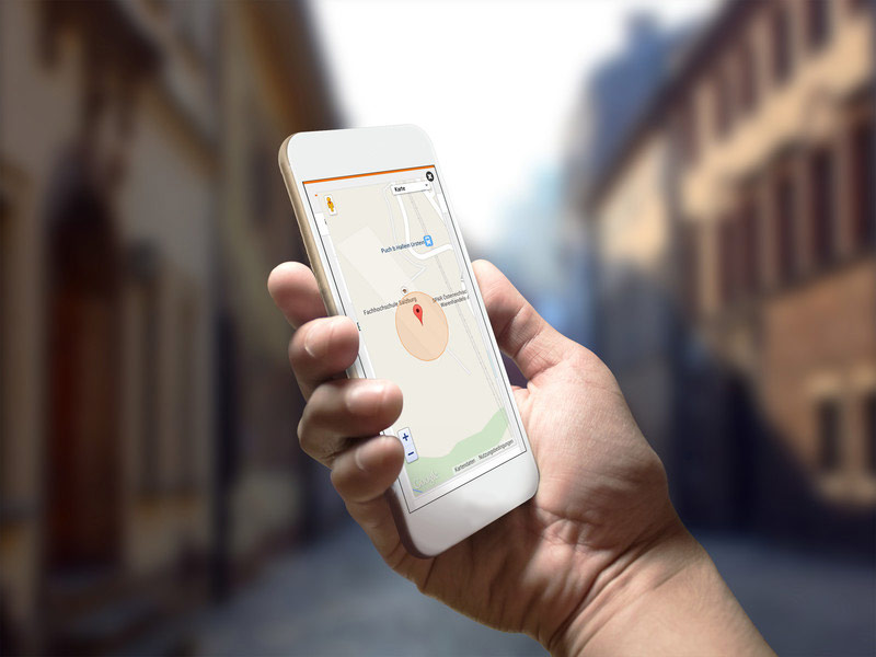 Zeiterfassung mit GPS
