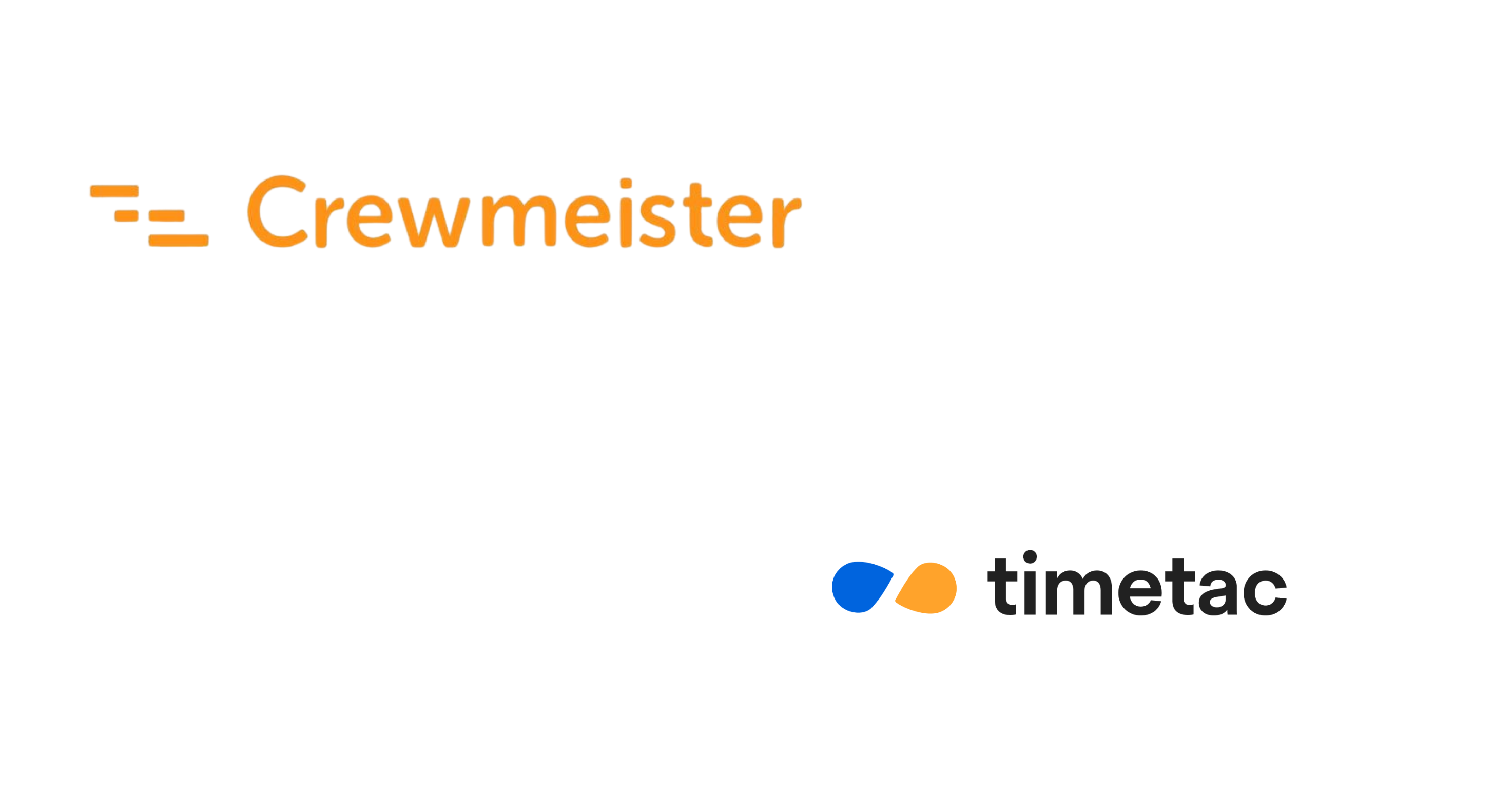 logo crewmeister, logo clockin im direktvergleich