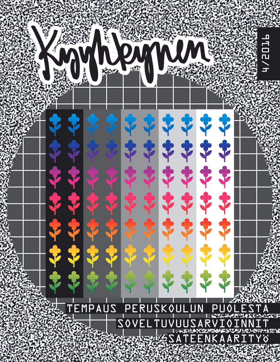 An image of a project in the graphic design portfolio: a magazine cover.