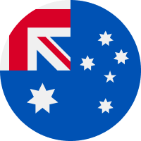 Australian flag - Blue ensign with Union Jack in the upper left corner, one large white seven-pointed star below it, and five white stars of varying sizes representing the Southern Cross constellation