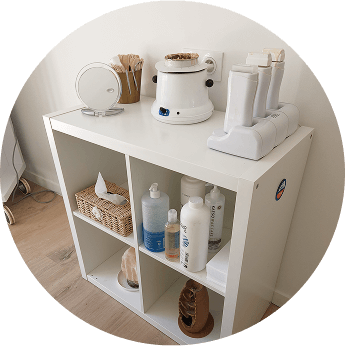 Image représentant divers produits de soin