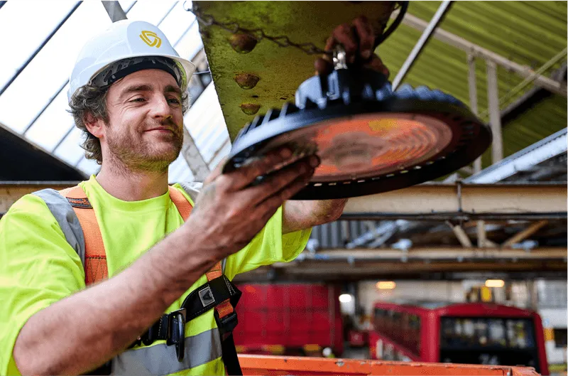 We quietly upgrade your lighting while you and your team keep working without interruption