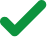 Green check mark indicating approval or success.