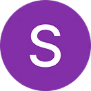 White letter S centered on a solid purple circular background.