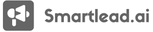 Smartlead.ai logo with a stylized megaphone icon.