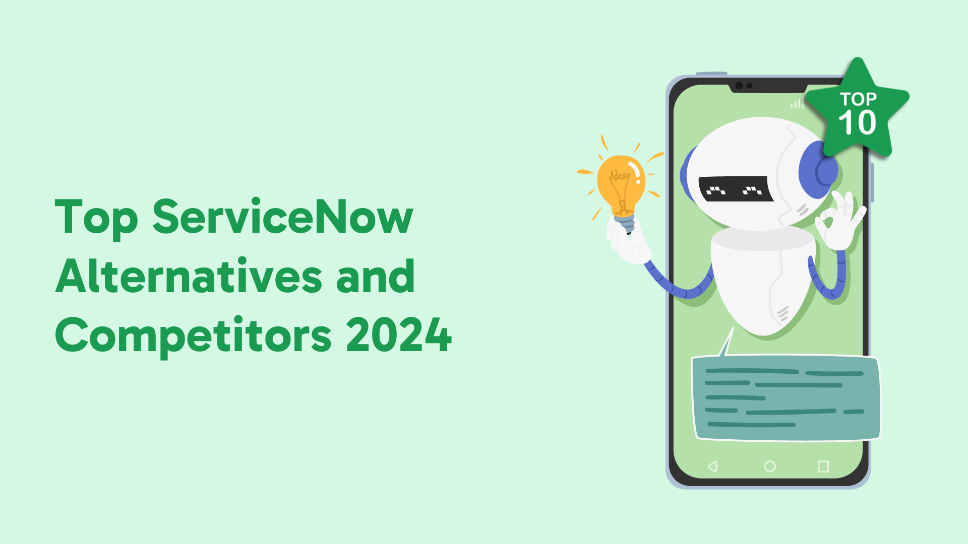 Top ServiceNow Alternatives and Competitors 2024