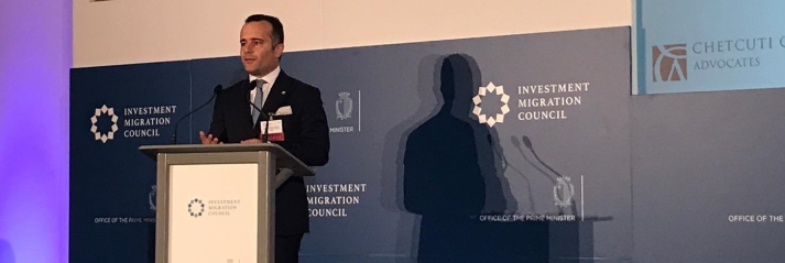 Investment Migration Council confirms Jean-Philippe Chetcuti's Malta Membership