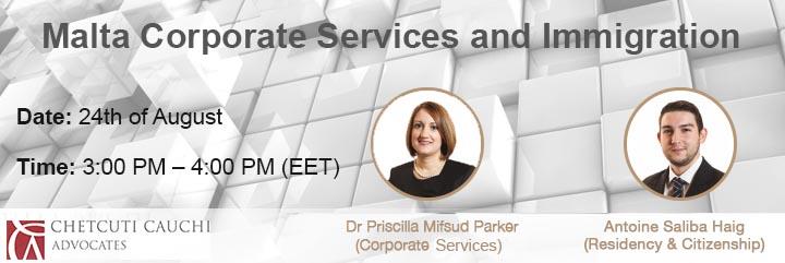 Malta Corporate Services and Immigration