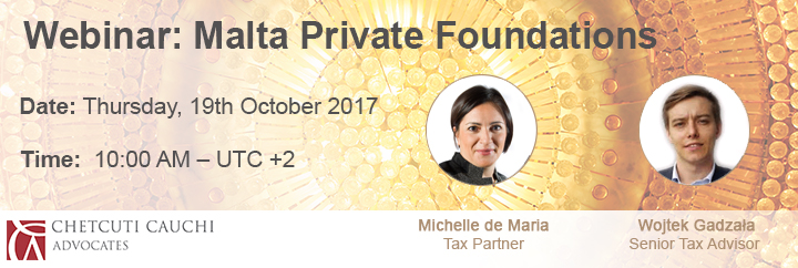 Malta Private Foundations - Free Webinar
