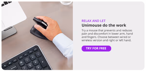 try an ergonomic vertical mouse today