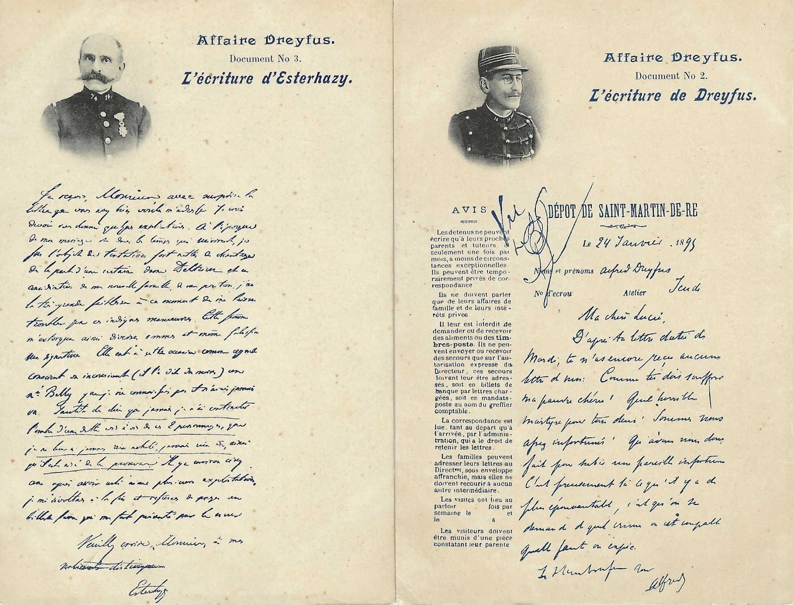 Dreyfus Affair  Writings of  Esterhazy  Anti Jewish c 1885 Postcardsjpeg.jpeg