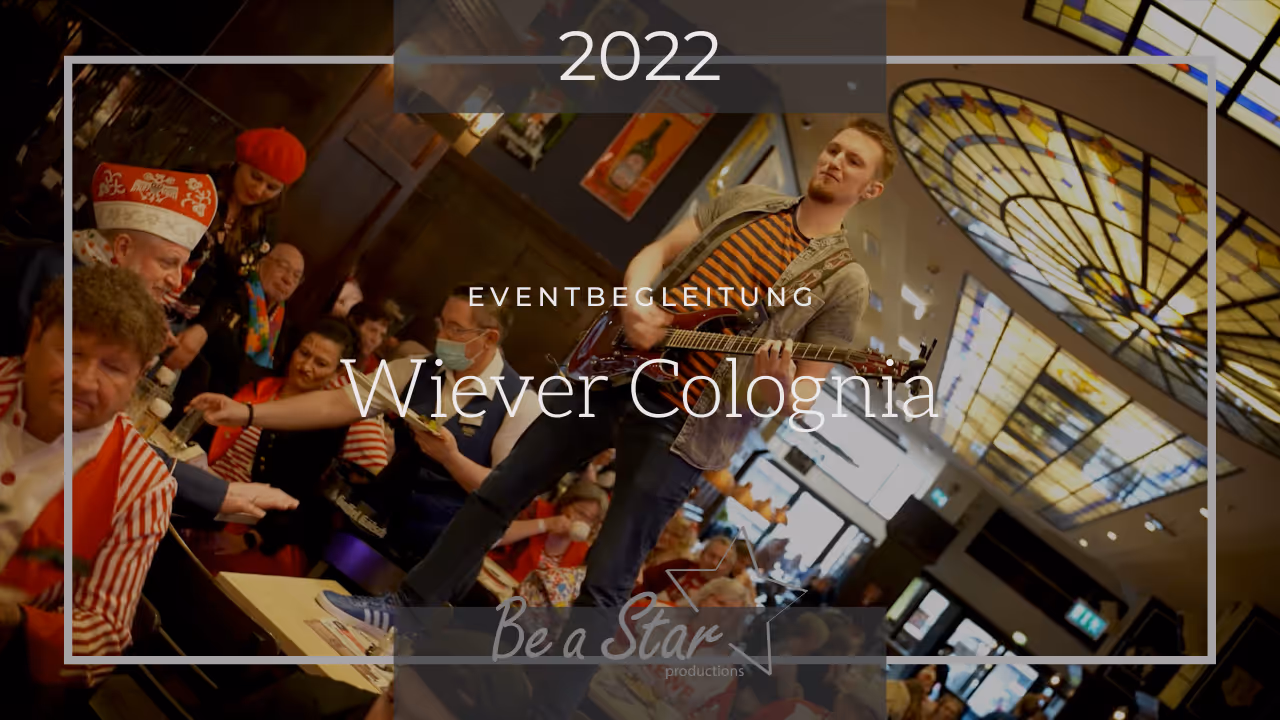 Eventbegleitung des Wiever Colognia Events im Gaffel am Dom