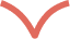 Three red-orange curved lines arranged vertically resembling a stylized set of wings or a triple arc.