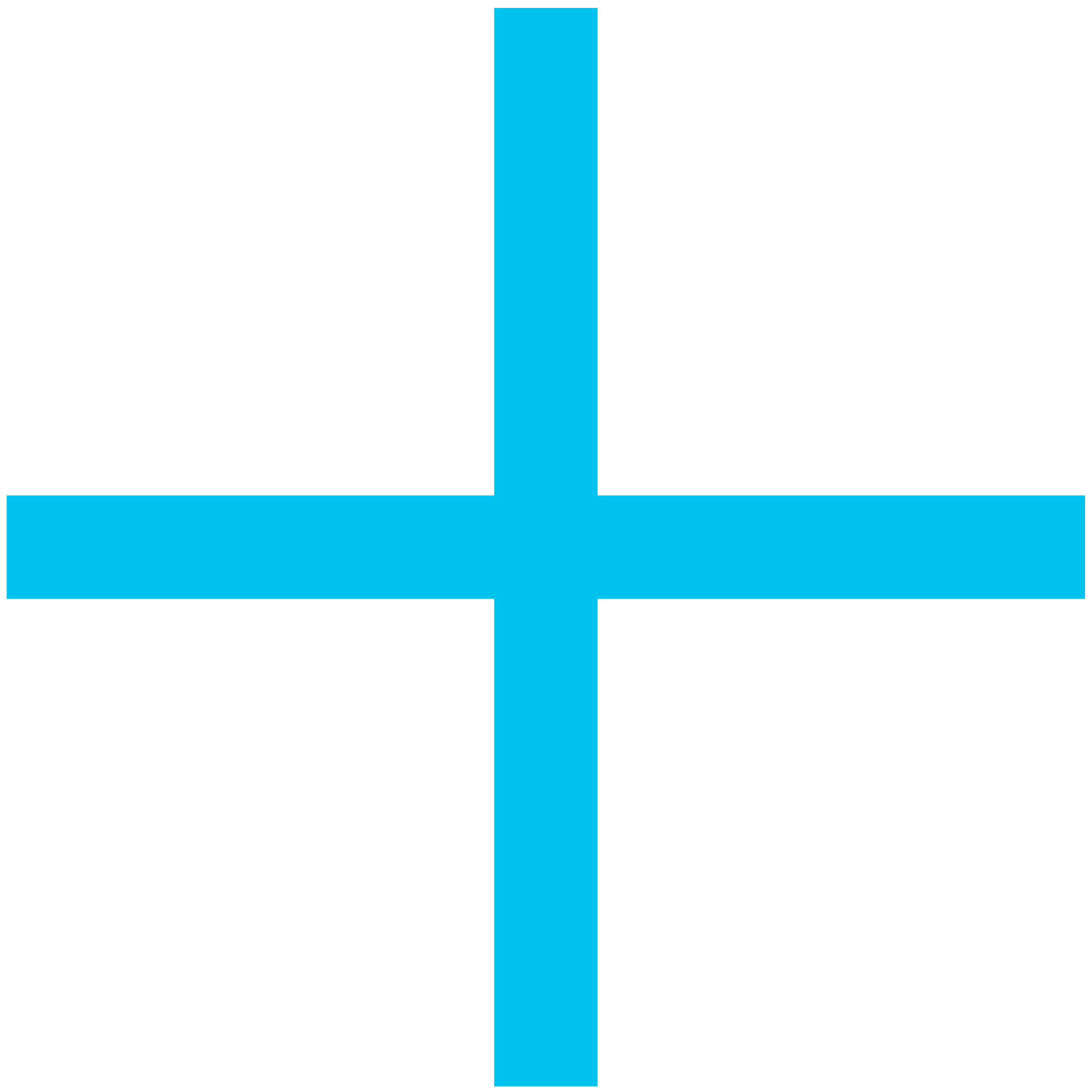 A blue plus symbol.