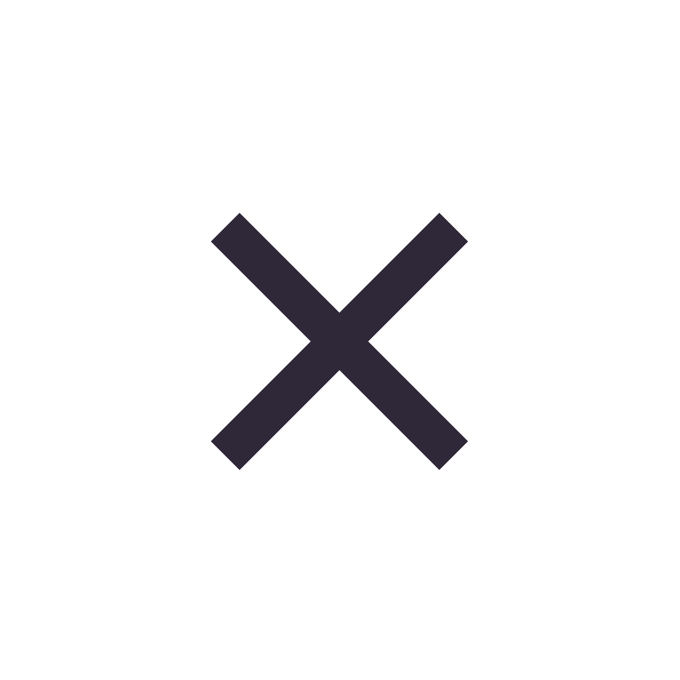 A purple 'x' inside of a white circle.