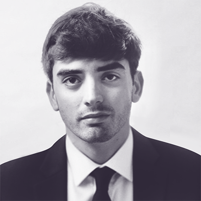 Black and white headshot of Matthew Henderson.