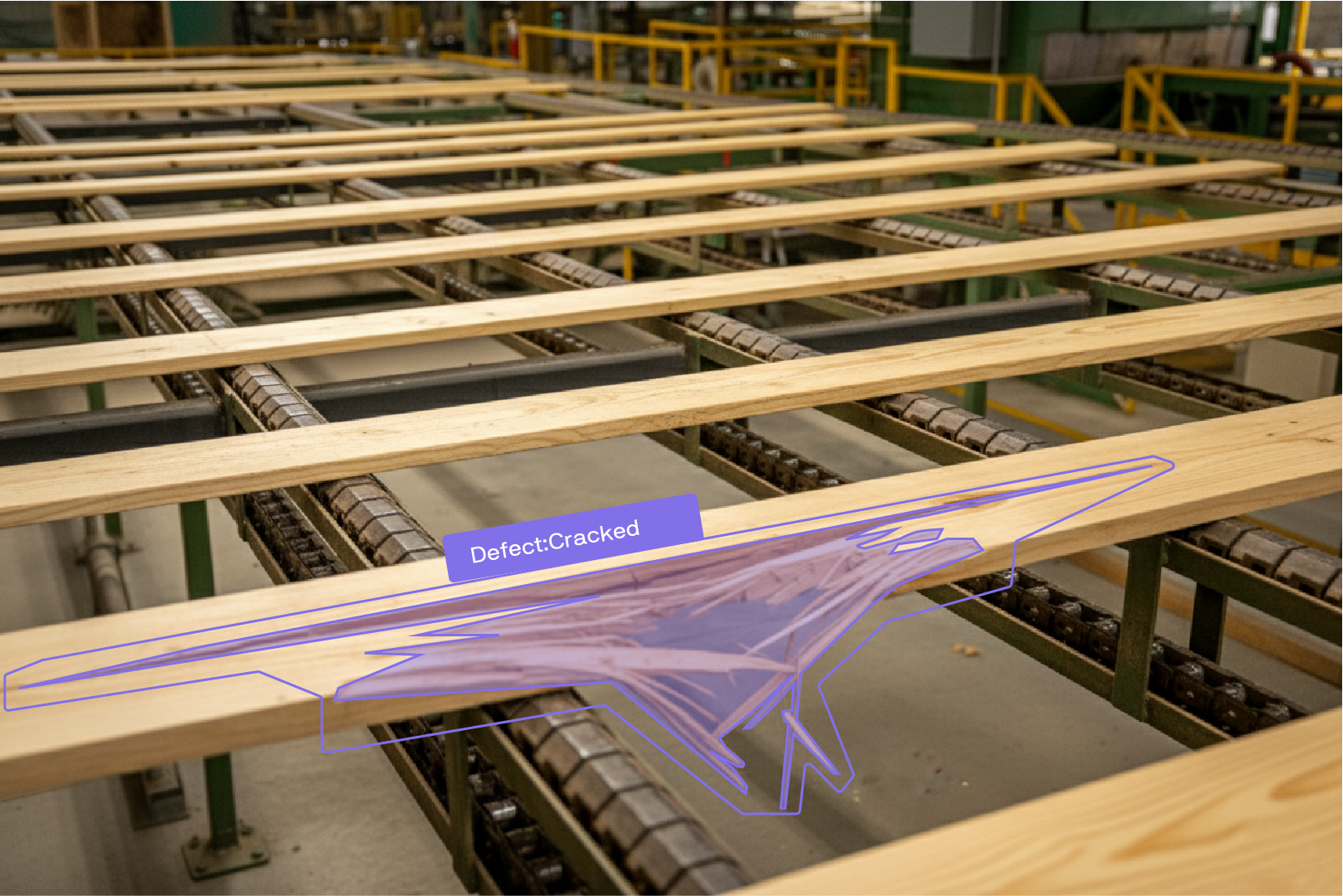 Industrial camera capturing real-time images for AI powered deep learning machine vision inspection software
