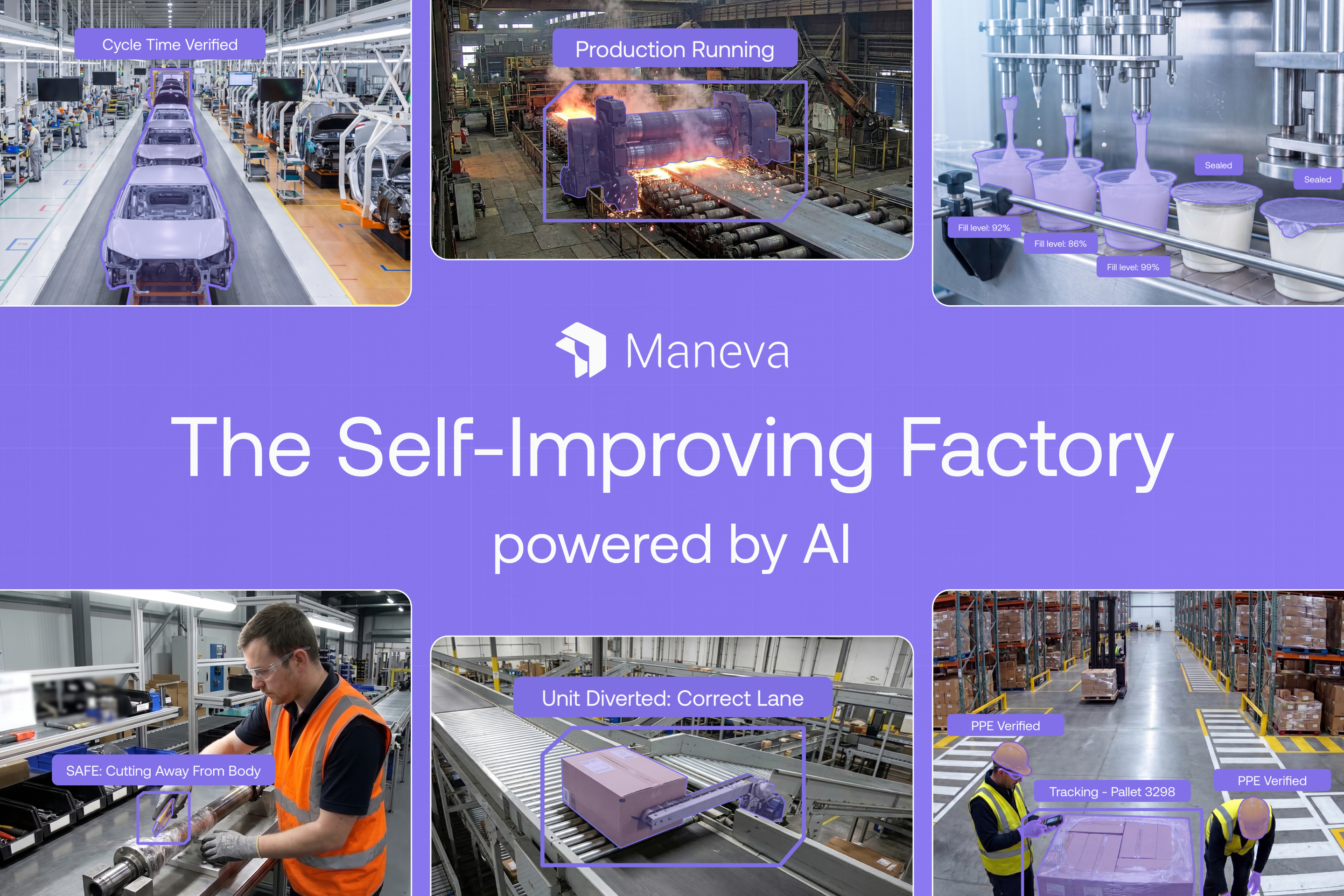 The self-improving factory powered by AI, Maneva's Video-to-Action AI for manufacturing