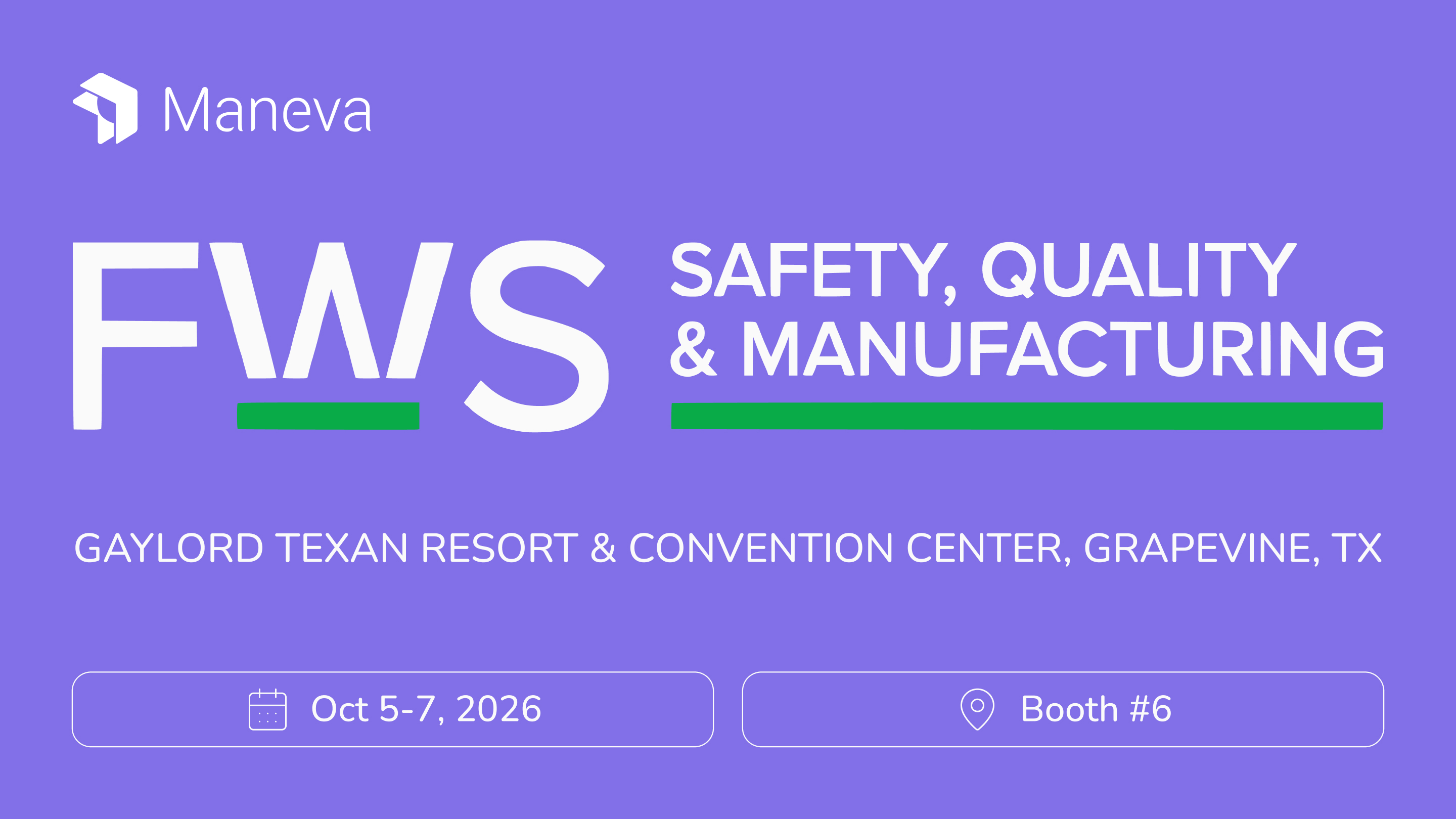 Meet Maneva at Food World Summit 2026
