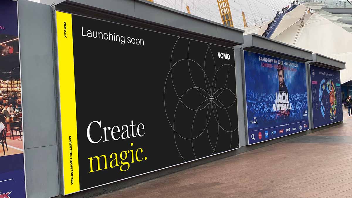VCMO poster on billboard