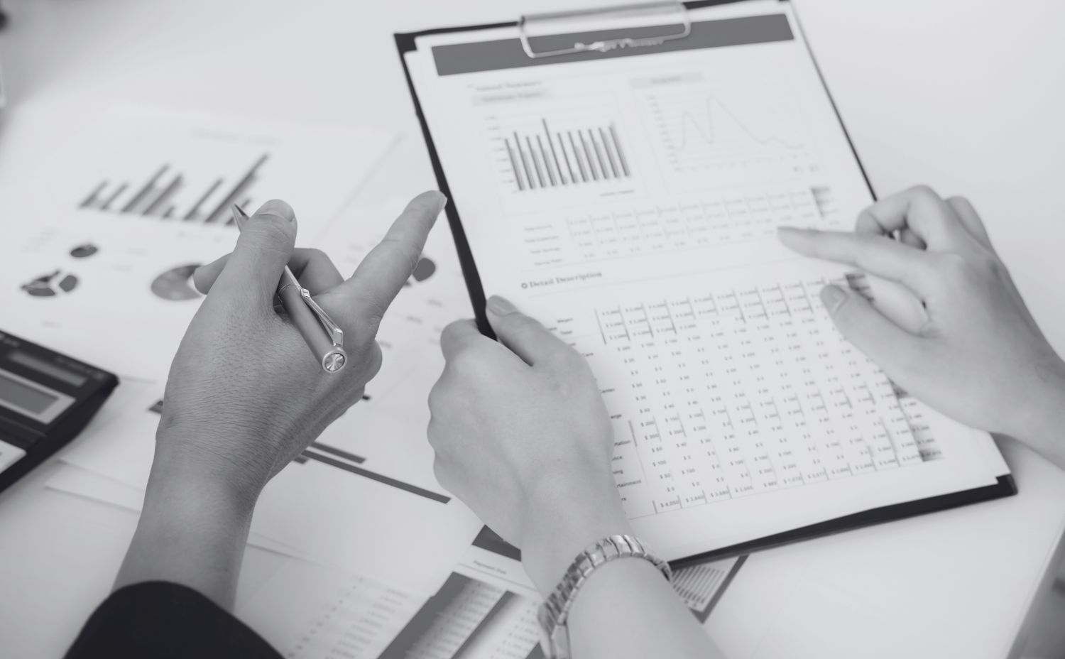 marketing audit checklist on a clipboard