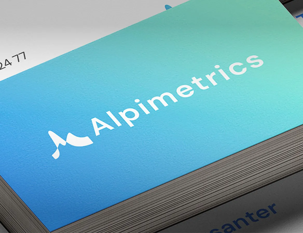Cartes de visite pour l'entreprise Alpimetrics