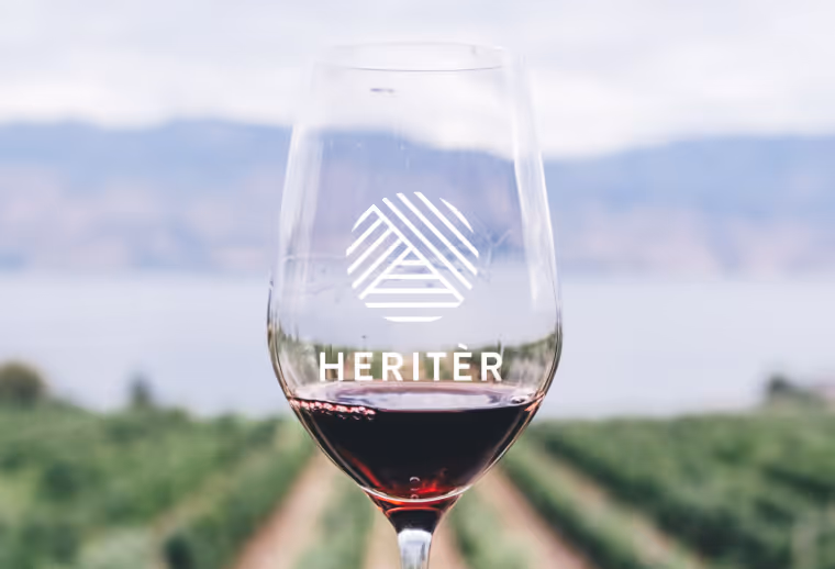 Logo pour la société de négoce en vin Heritèr